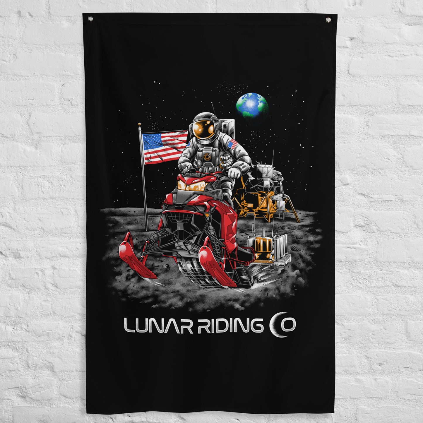 "Lunar Riding Co" Flag